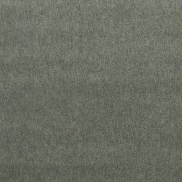 Muted grey-sage velvet showing subtle vertical pile variation and a softly shifting surface