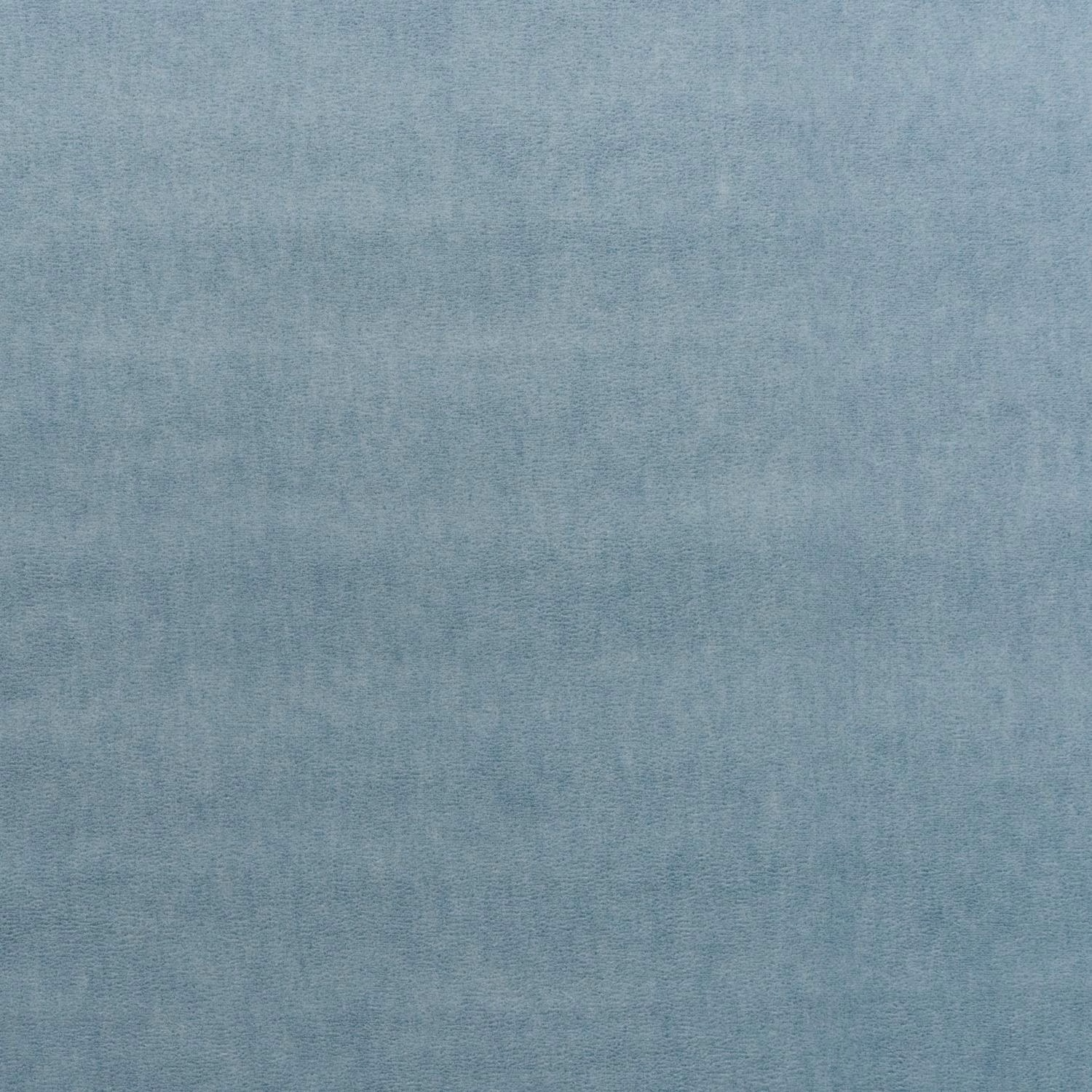 Close-up of muted blue-grey teal velvet with a soft, directional brushed pile