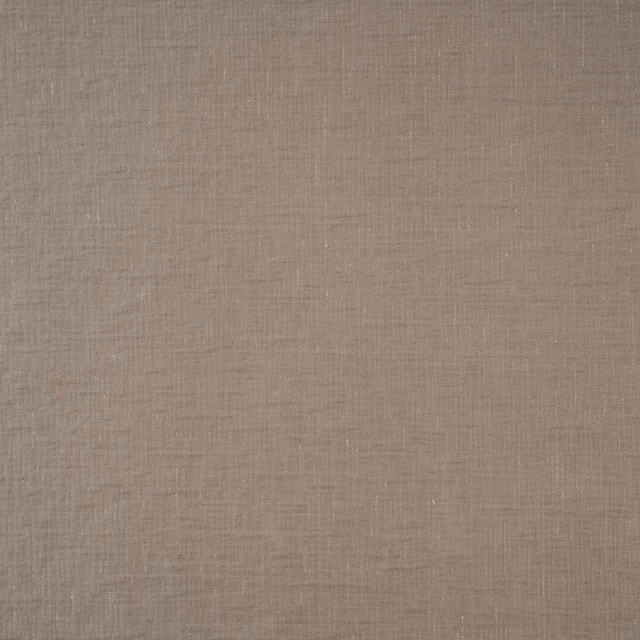 Soft taupe-grey plain weave with a fine satin sheen and subtle linear texture