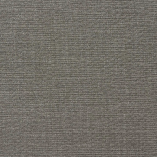 Close-up of muted storm-grey chenille weave with fine horizontal texture