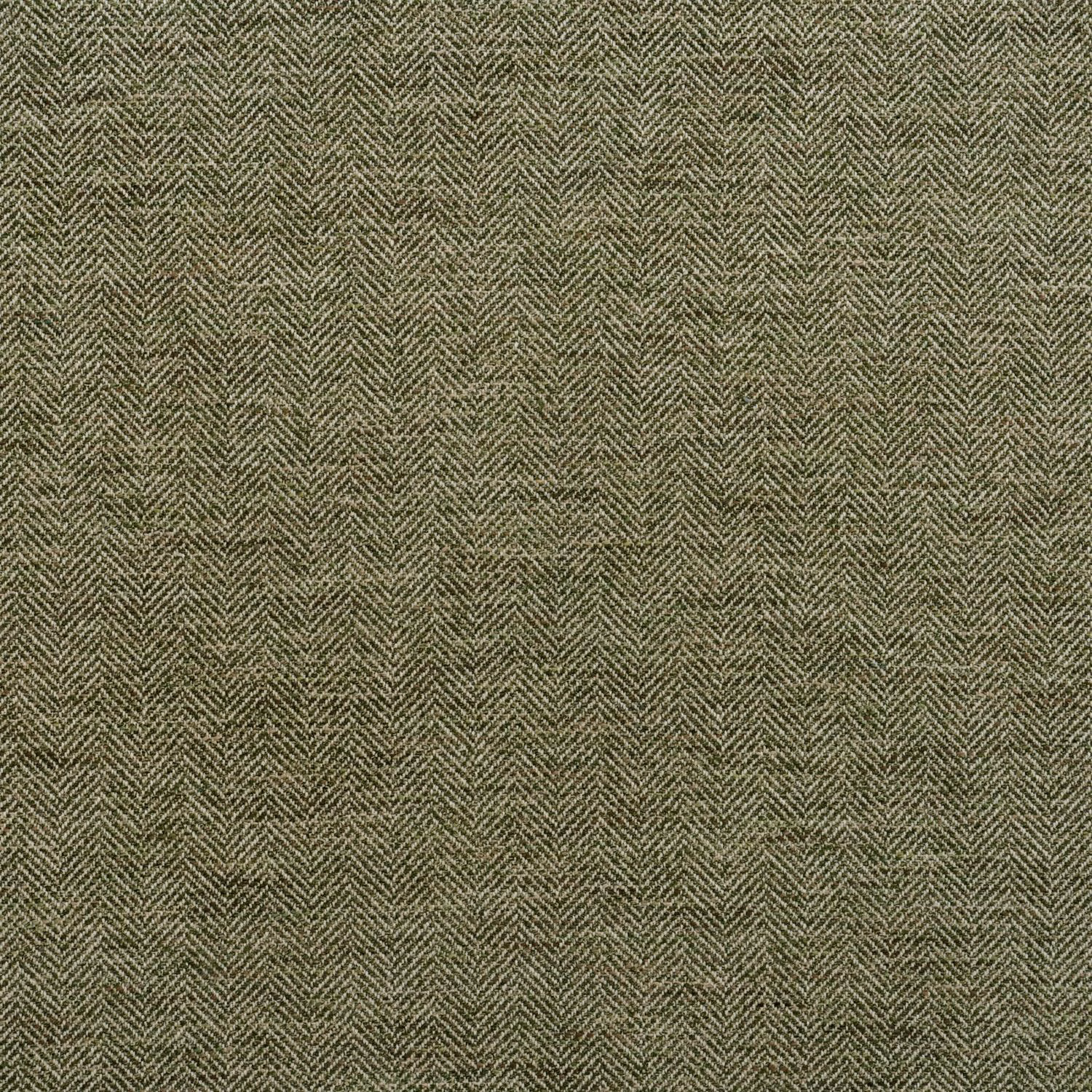 Muted olive-green fabric with a fine, densely woven herringbone texture