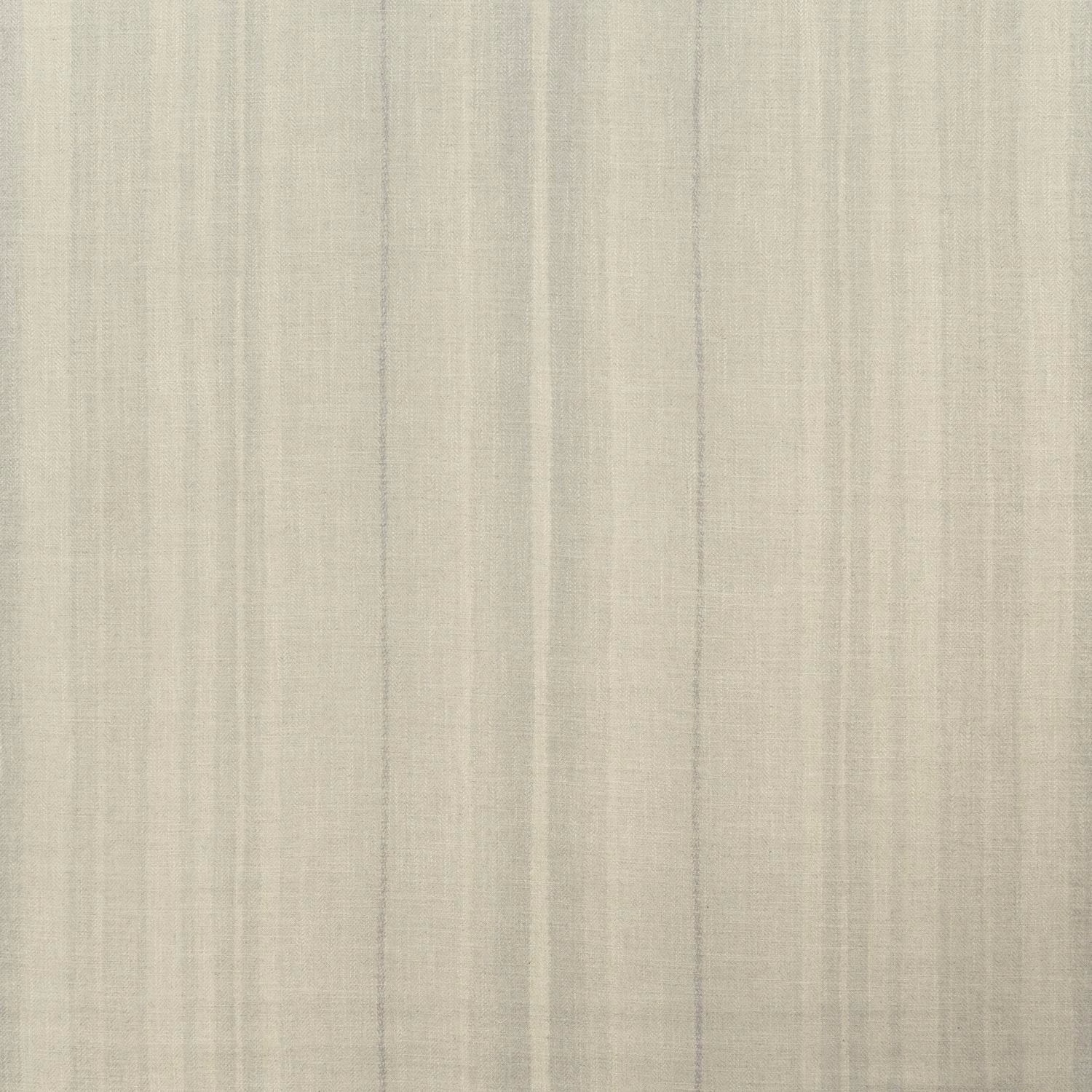 Pale cool grey woven textile with fine vertical tonal striations and slubbed texture