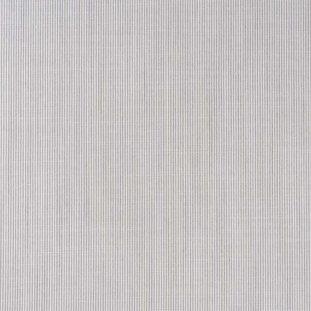 Pale sandy beige outdoor fabric with a fine vertical ribbed texture