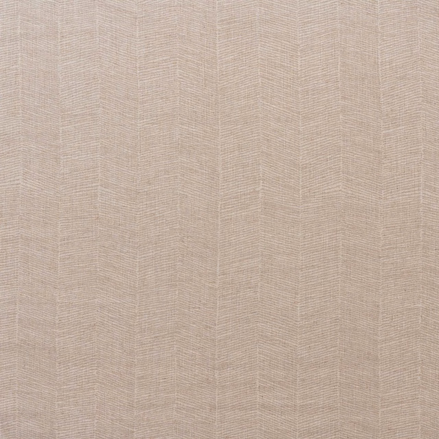 Muted blush-beige woven swatch with fine vertical chevron texture