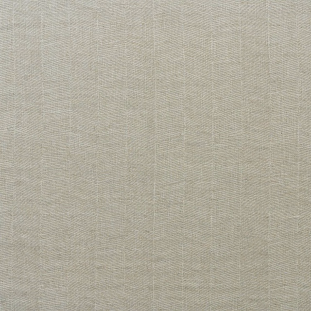 Pale taupe woven canvas with subtle vertical chevron lines and fine texture