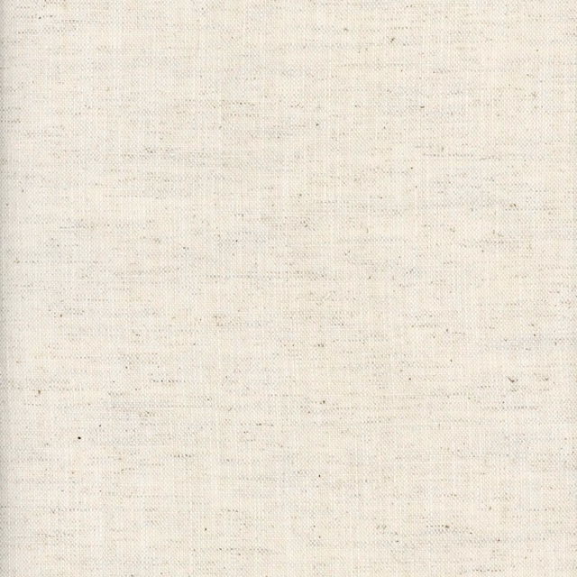 Pale cream fine weave with faint flecks and irregular horizontal threads