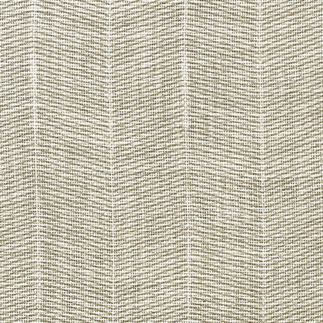 Muted stone-taupe woven fabric with broken striations and subtle vertical ribbing