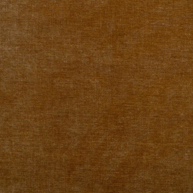 Warm caramel chenille with subtle crosswise weave and softly brushed, light-catching pile