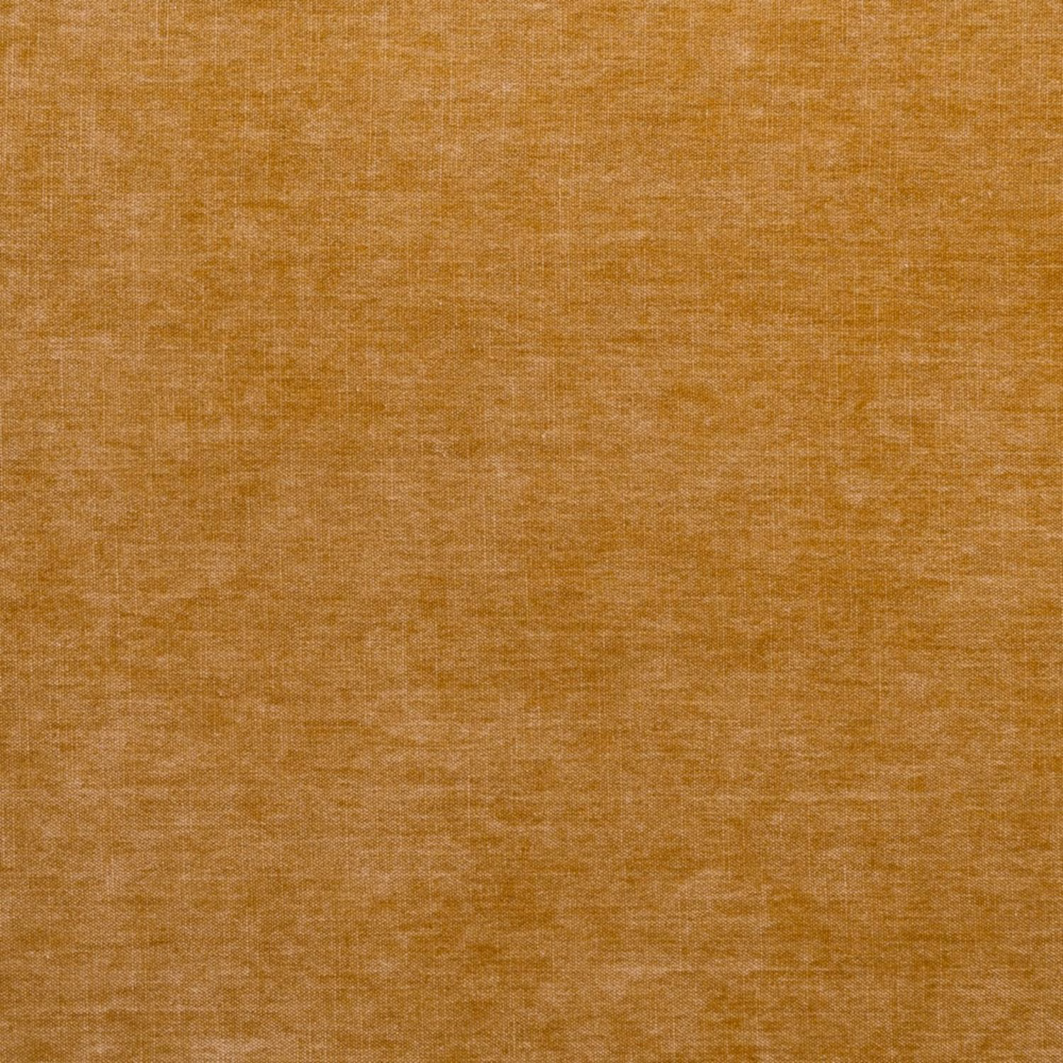 Warm ochre-gold chenille with fine crosshatched slub texture