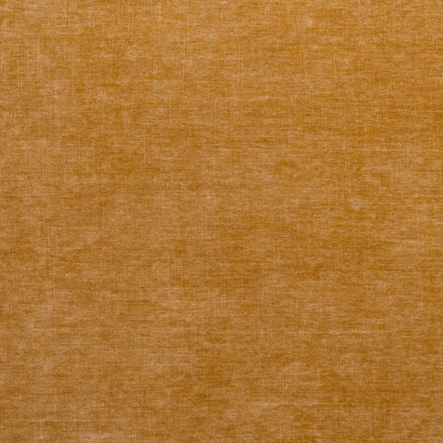 Warm ochre-gold chenille with fine crosshatched slub texture