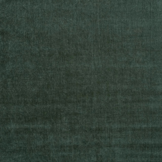 Deep lichen-green chenille with mottled smoky texture and subtle horizontal tonal variation