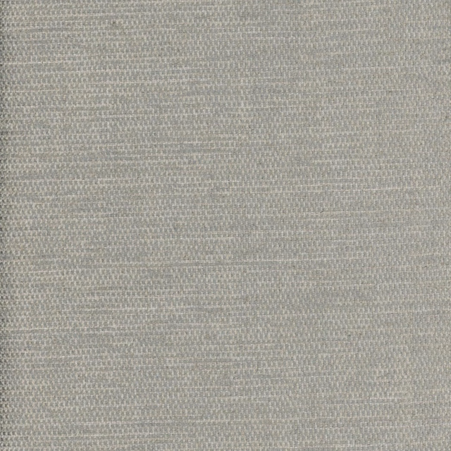 Close-up of pale cloud-grey woven fabric with fine horizontal texture