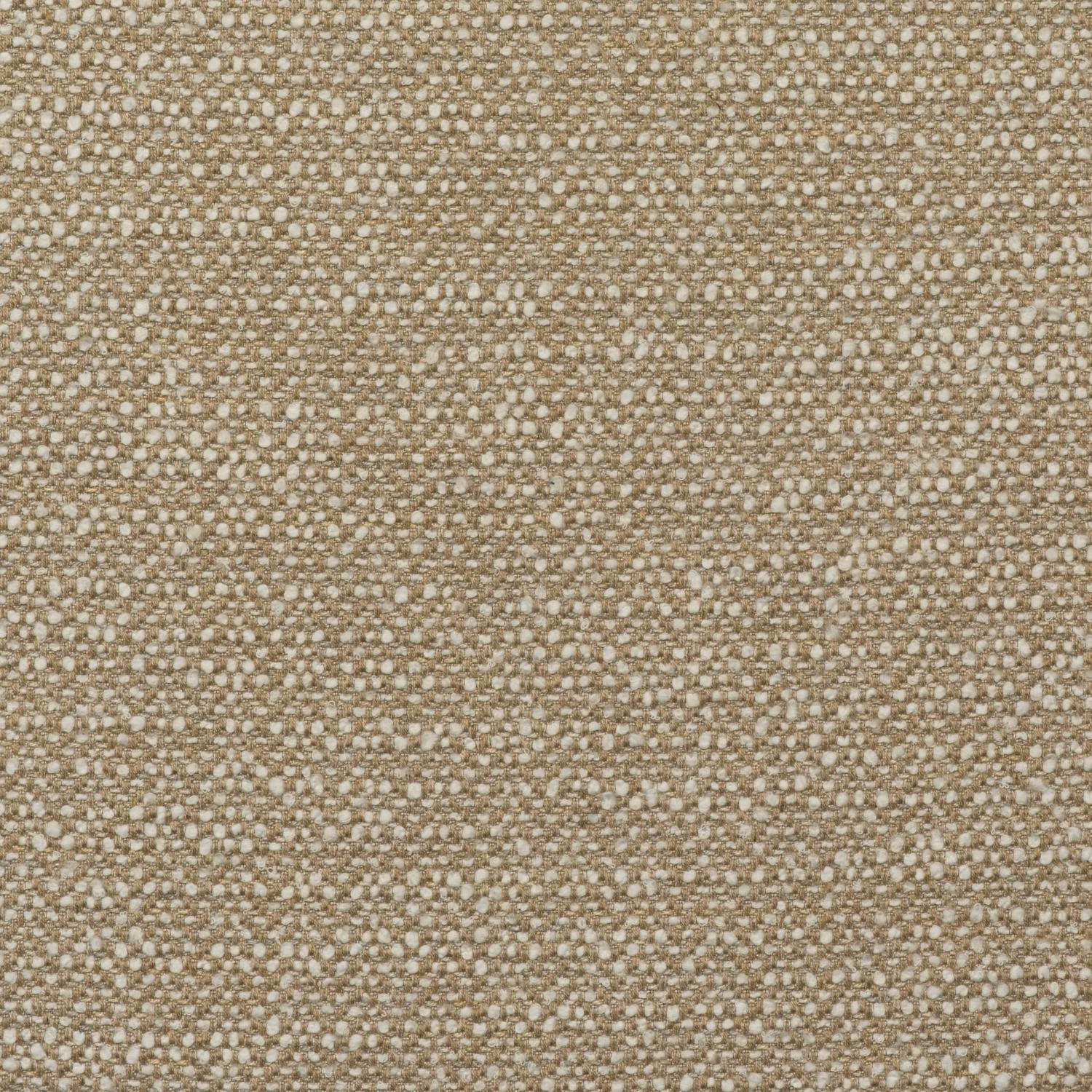 Close-up of taupe nubby weave with warm beige and stone flecks