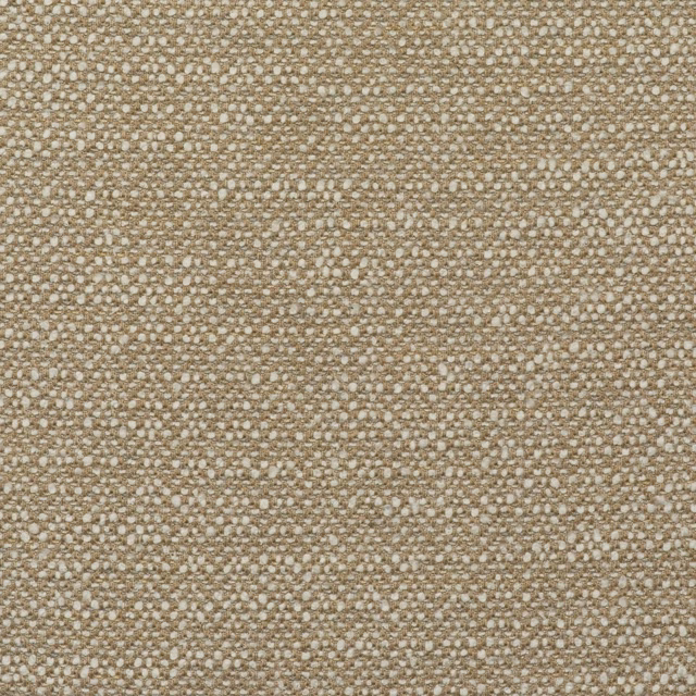 Close-up of taupe nubby weave with warm beige and stone flecks