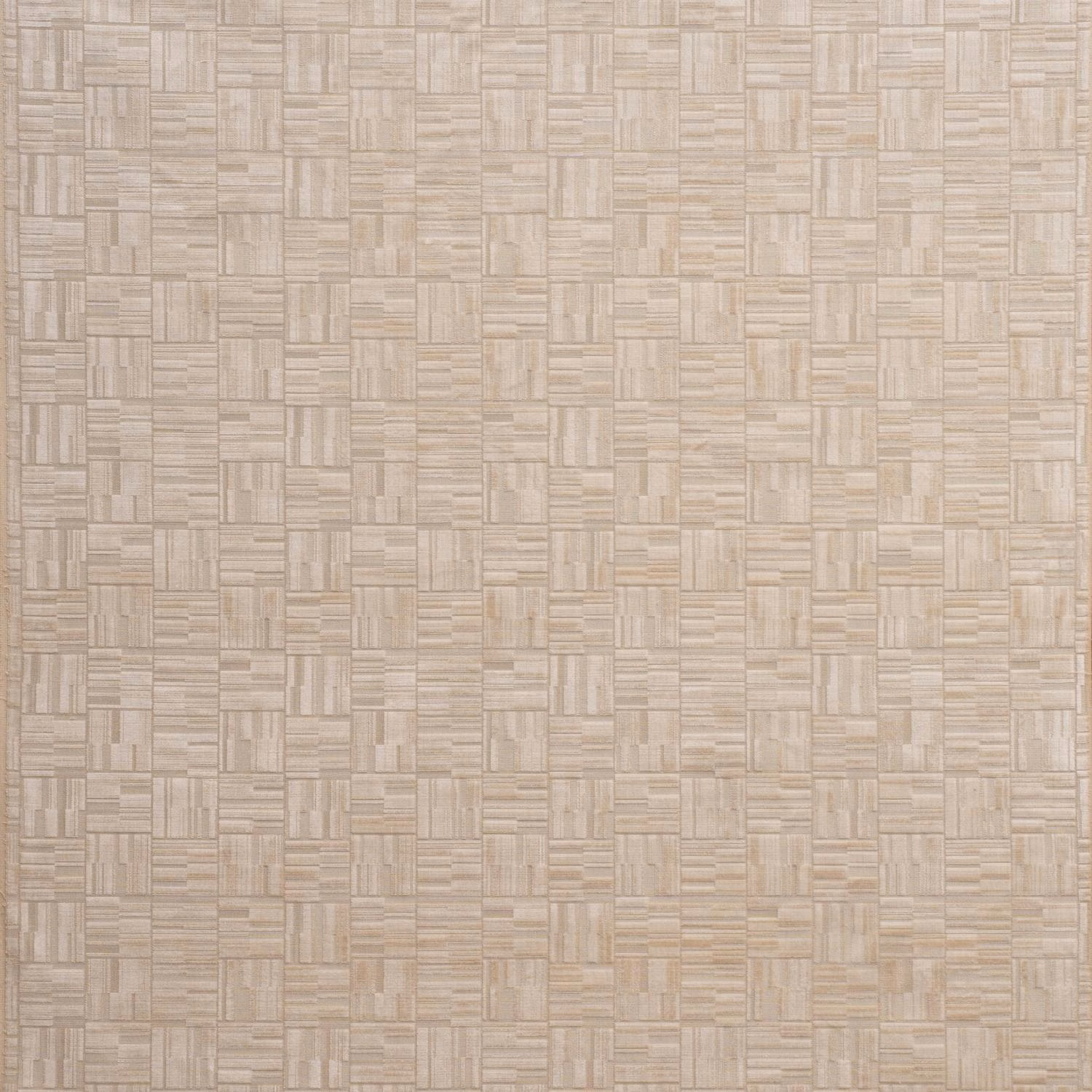 Warm ivory velvet with a small tonal grid of fine rectangular linear marks