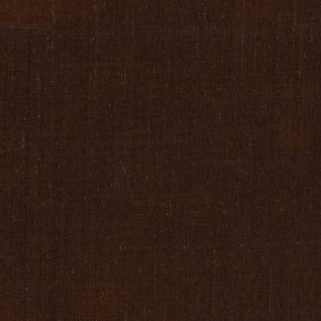 Deep treacle-brown woven fabric with subtle vertical striations and a softly textured surface