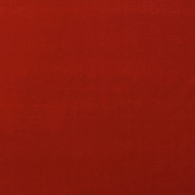 Deep burnt sienna velvet showing a plain surface with subtle directional sheen