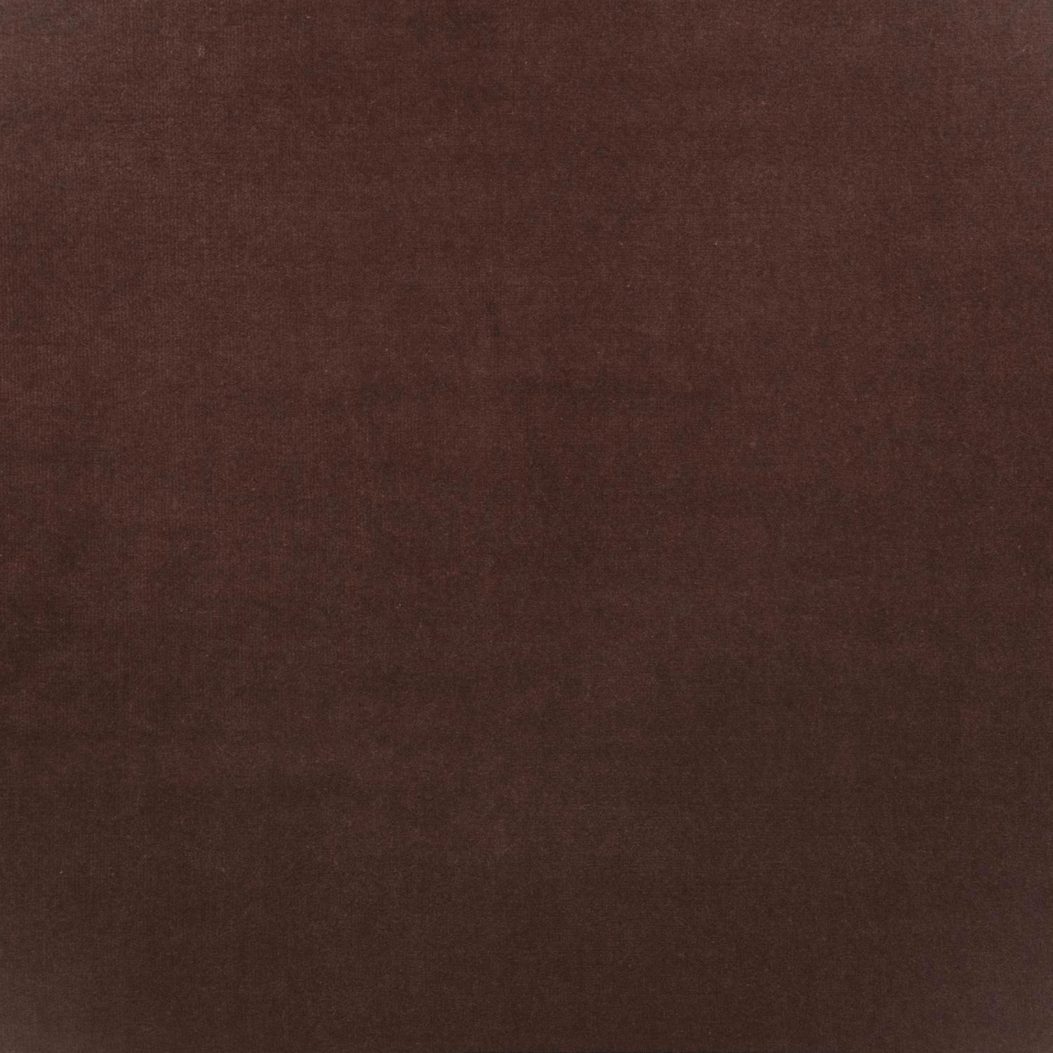 Deep fig-brown velvet with a soft, subtly shifting plush surface