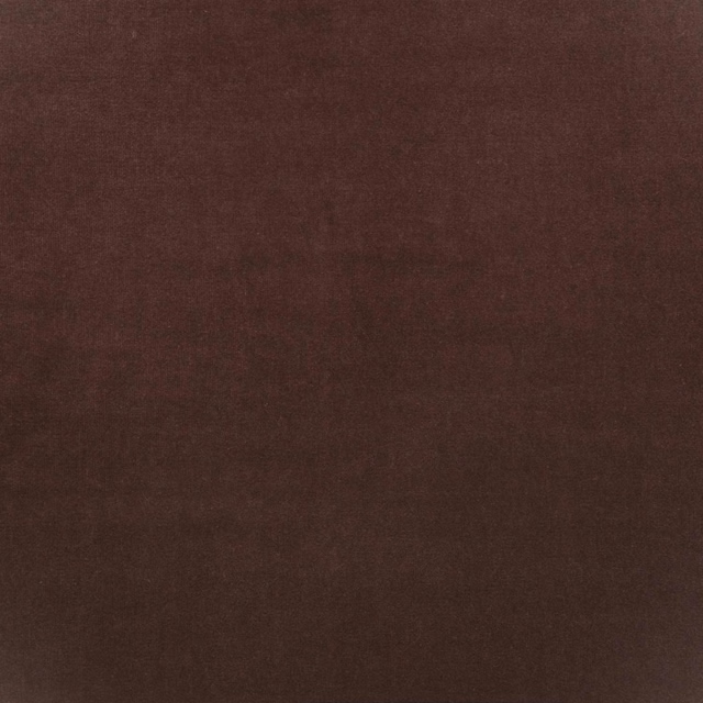 Deep fig-brown velvet with a soft, subtly shifting plush surface