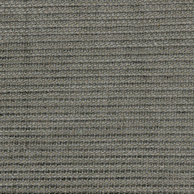 Close-up of mottled charcoal-grey fabric with a fine horizontal nubby weave