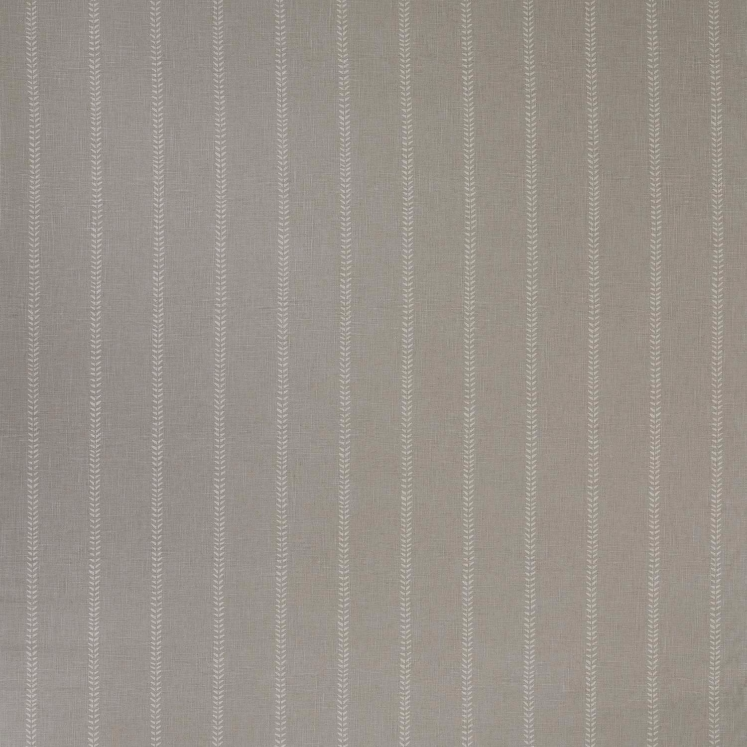 Muted stone-taupe textile with narrow pale chevron stripes and subtle woven texture