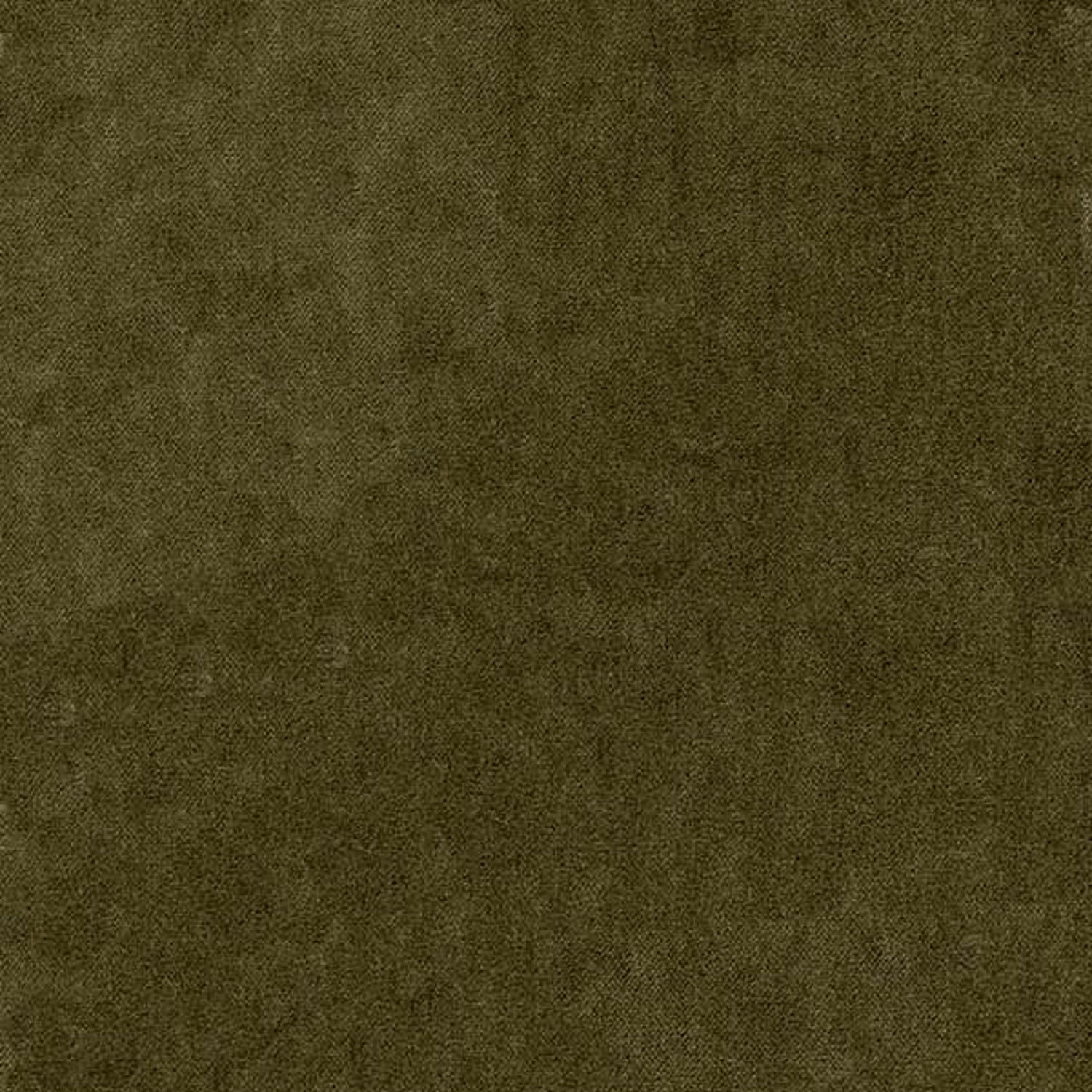 Dark moss-olive taupe fabric with fine mottling and a softly tactile close texture