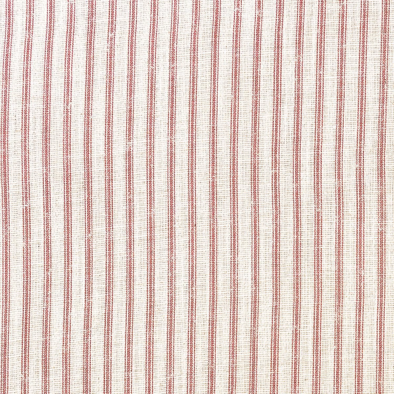Fine ivory weave with irregular dusty-pink vertical stripes