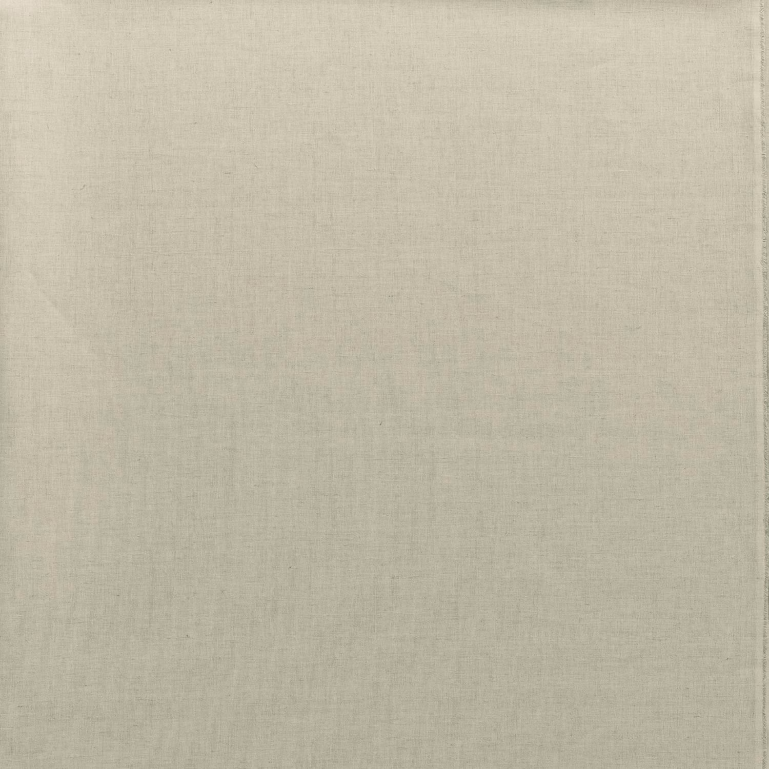 Pale natural greige plain weave with fine, softly slubbed woven texture