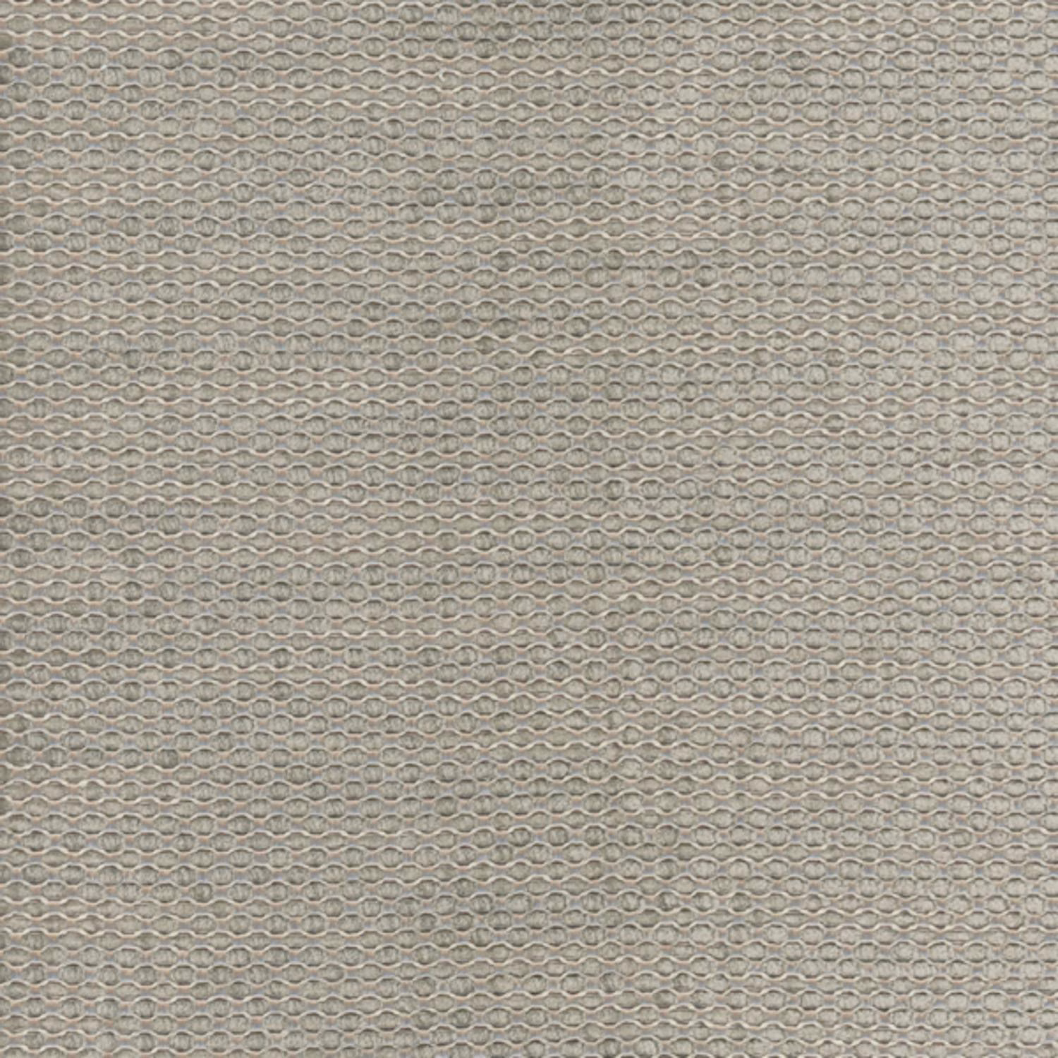 Pale cloud-grey textile with tightly packed raised oval-loop weave and taupe flecks