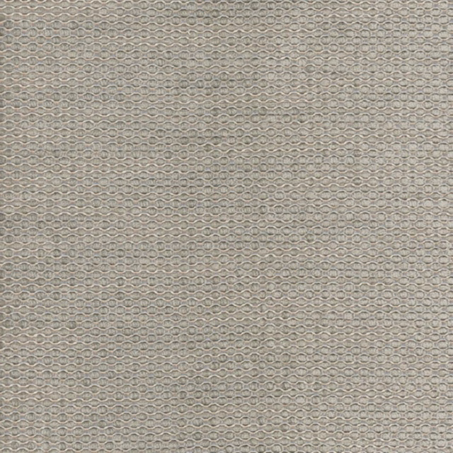 Pale cloud-grey textile with tightly packed raised oval-loop weave and taupe flecks