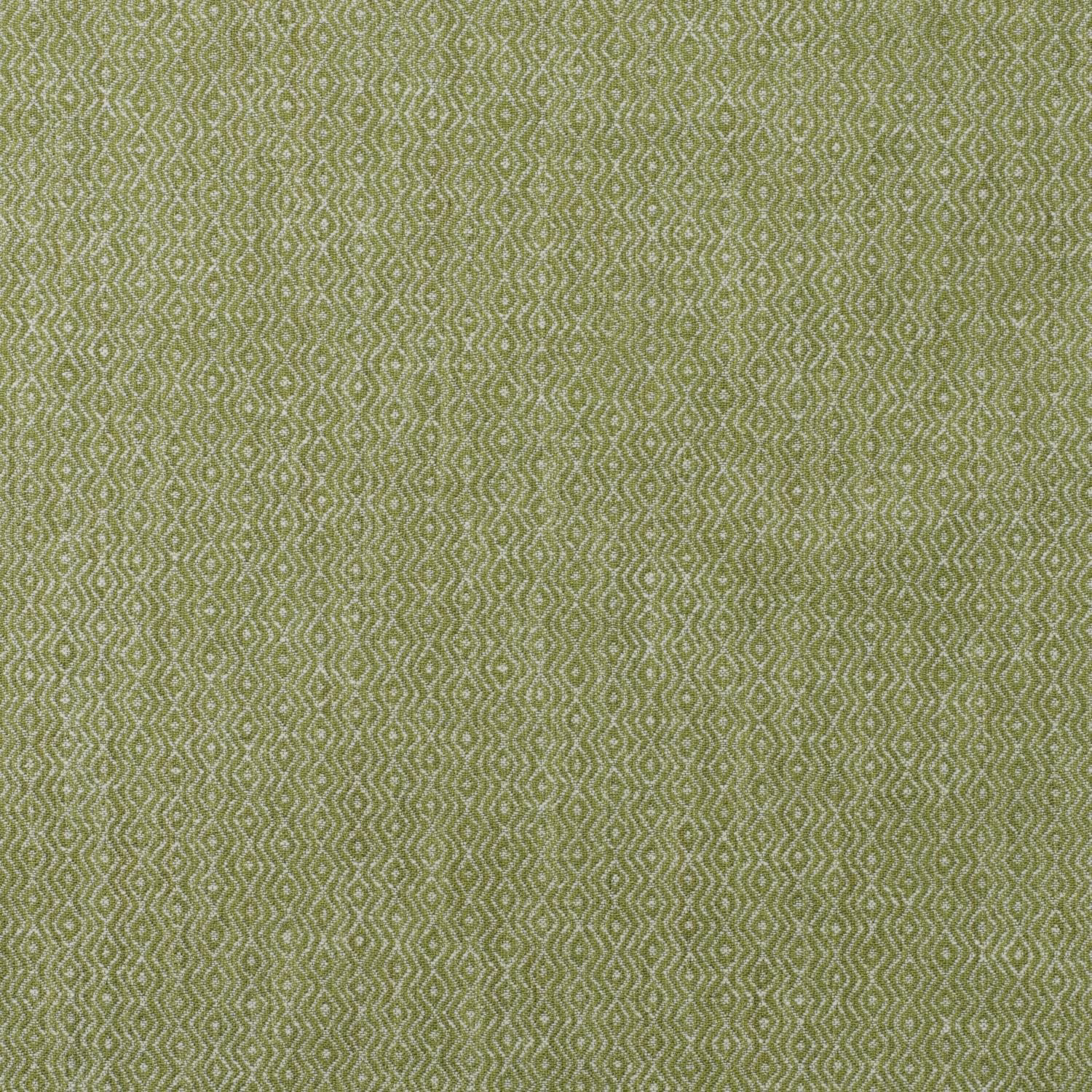 Muted olive-green ikat with tiny cream diamonds and a softly textured surface