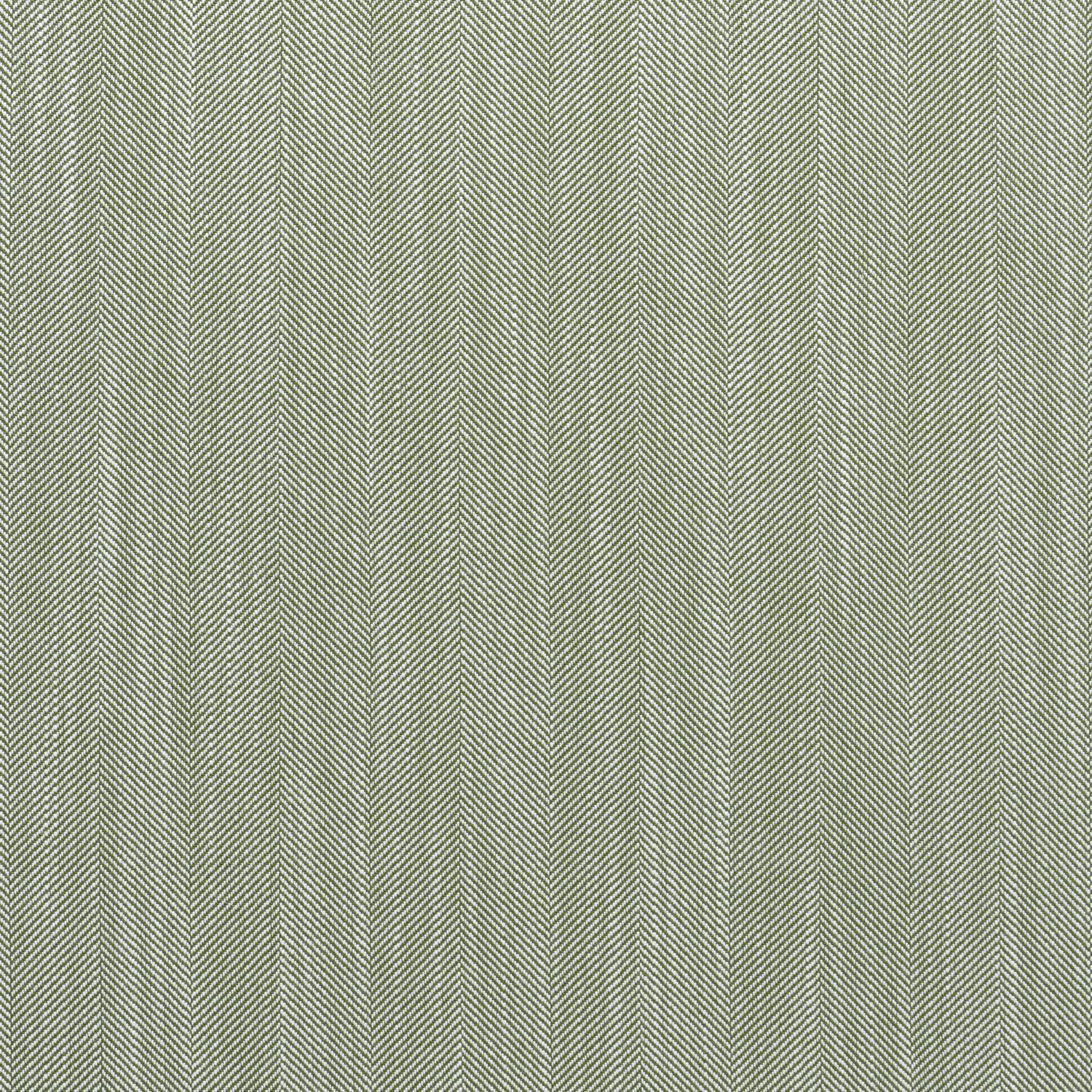 Muted cypress green outdoor fabric with a fine vertical chevron weave