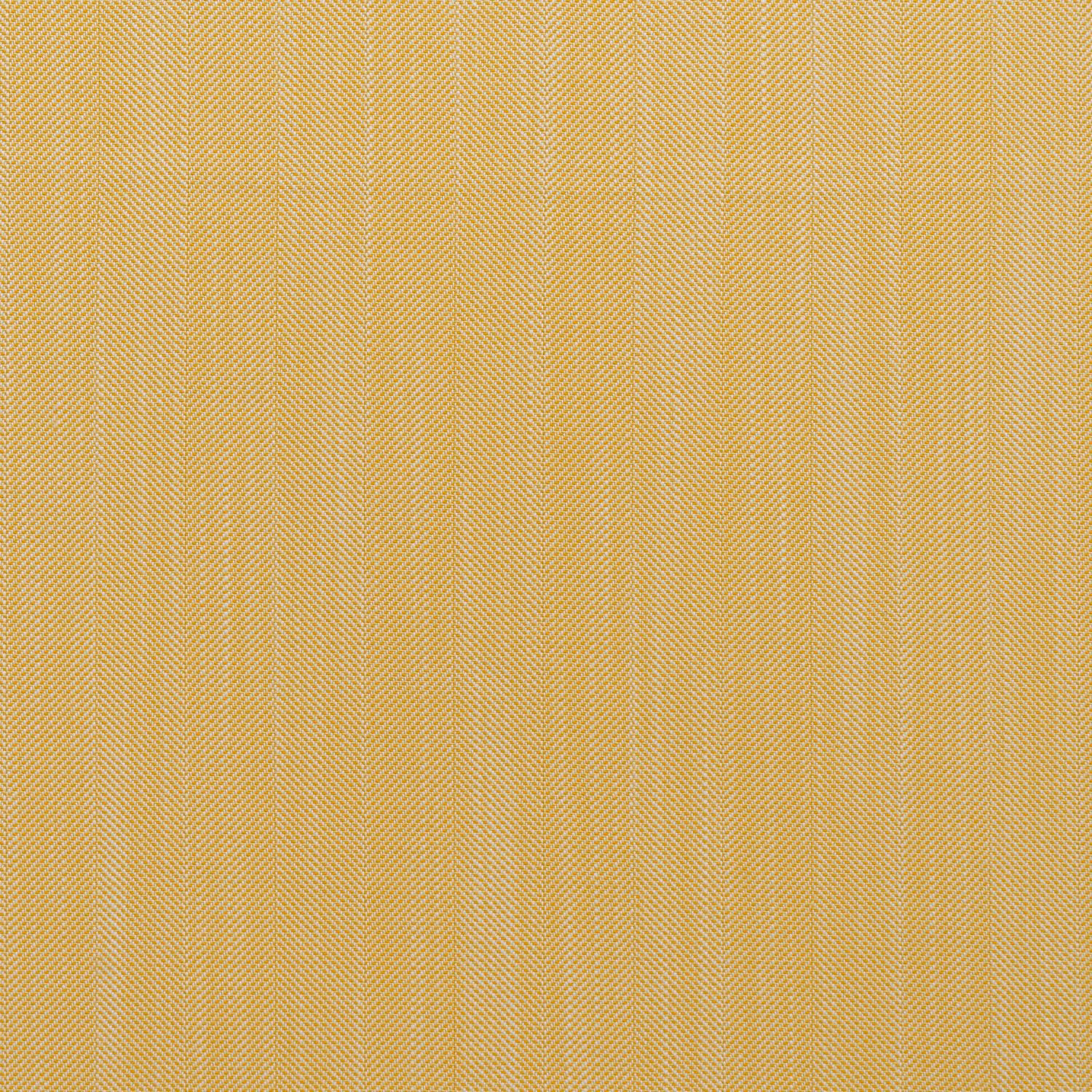 Ochre-gold outdoor fabric with fine herringbone texture and subtle vertical bands