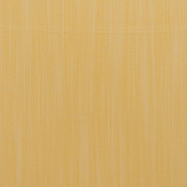 Ochre-gold outdoor fabric with fine herringbone texture and subtle vertical bands