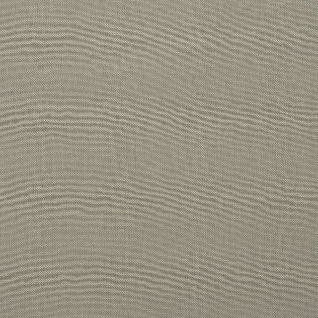 Close-up of muted grey-beige plain weave with fine linen-like texture