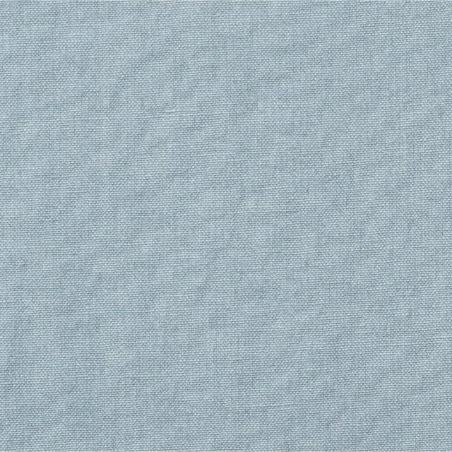 Pale hazy sky-blue plain weave with a softly mottled linen-like texture