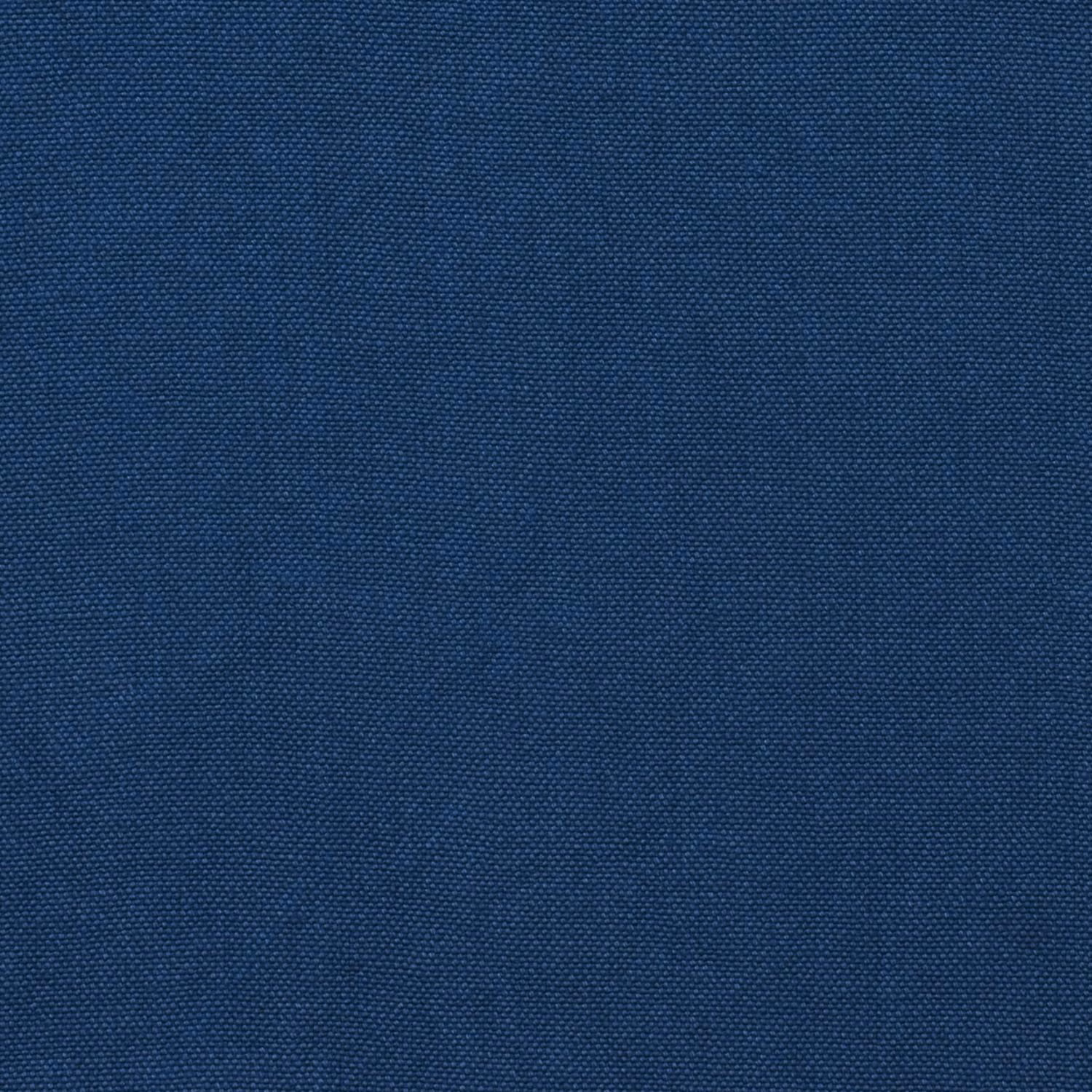 Close-up of deep island blue fabric showing a fine, even woven texture
