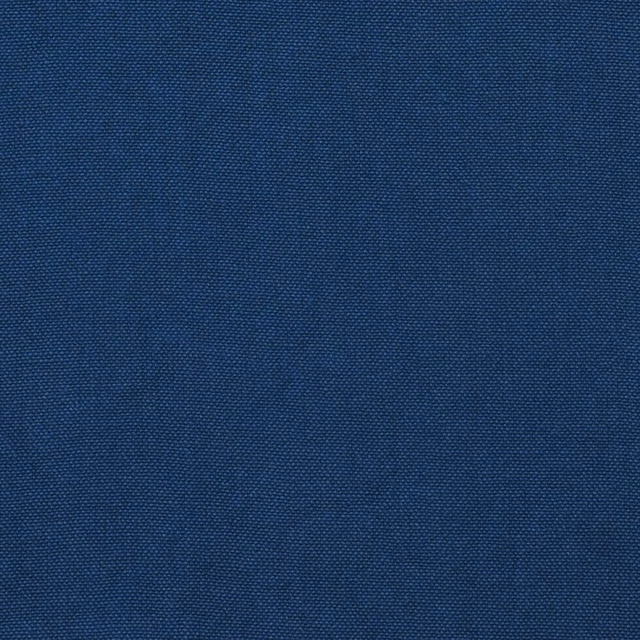 Close-up of deep island blue fabric showing a fine, even woven texture