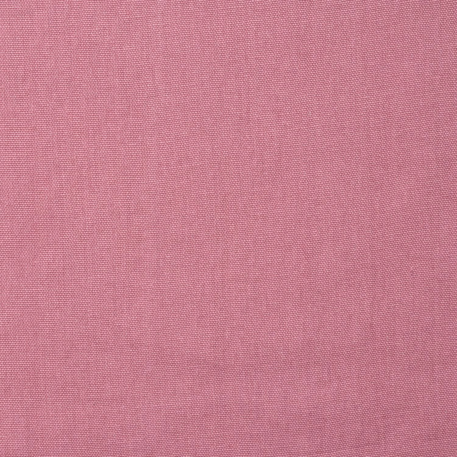 Close-up of muted rose pink Rocco fabric showing a fine plain weave texture
