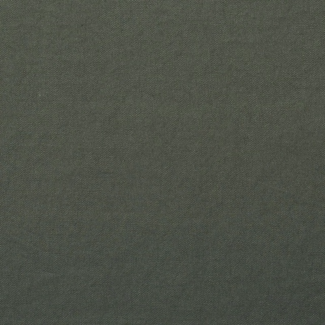 Close-up of tightly woven muted olive-grey textile with subtle linen-like texture