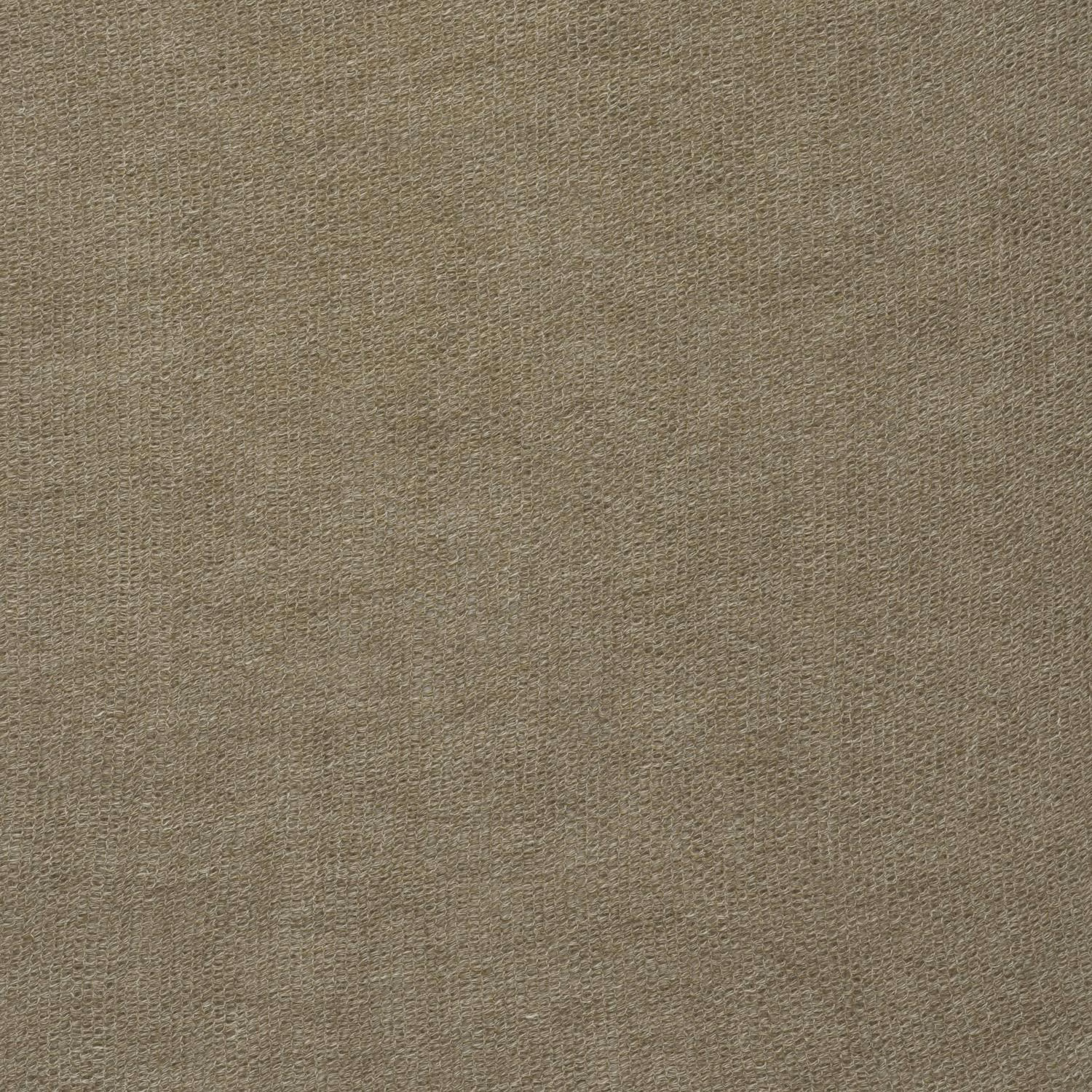 Close-up of muted bronze-brown sheer fabric with fine, softly irregular weave