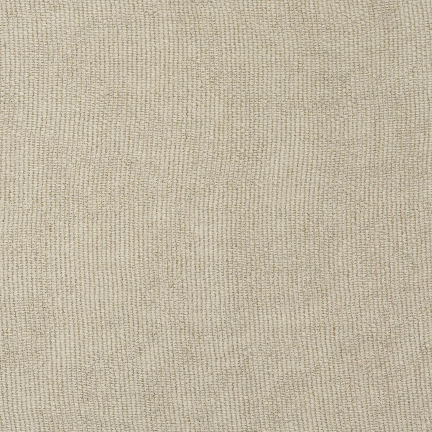 Pale ivory-greige sheer with fine, irregular vertical linen-like weave