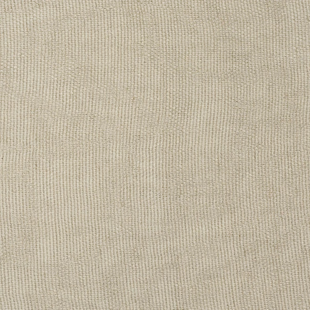 Pale ivory-greige sheer with fine, irregular vertical linen-like weave