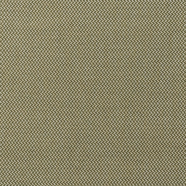 Muted olive woven textile with fine cream flecks in a compact geometric texture