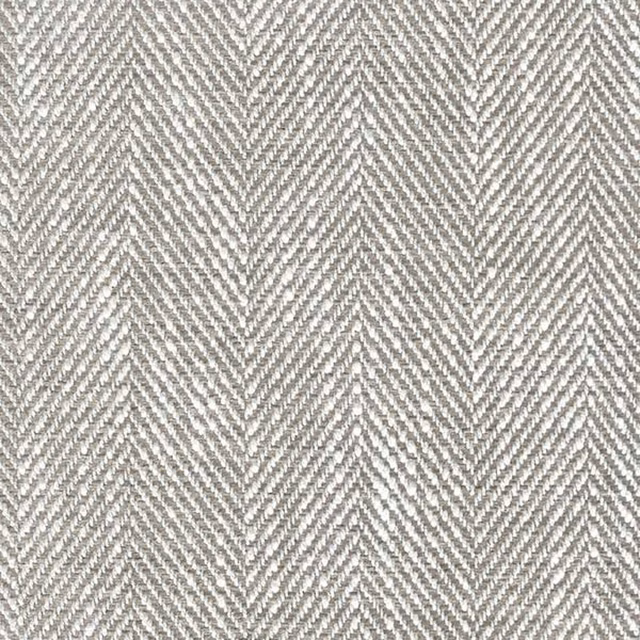 Warm grey taupe fabric with a fine, closely woven herringbone texture