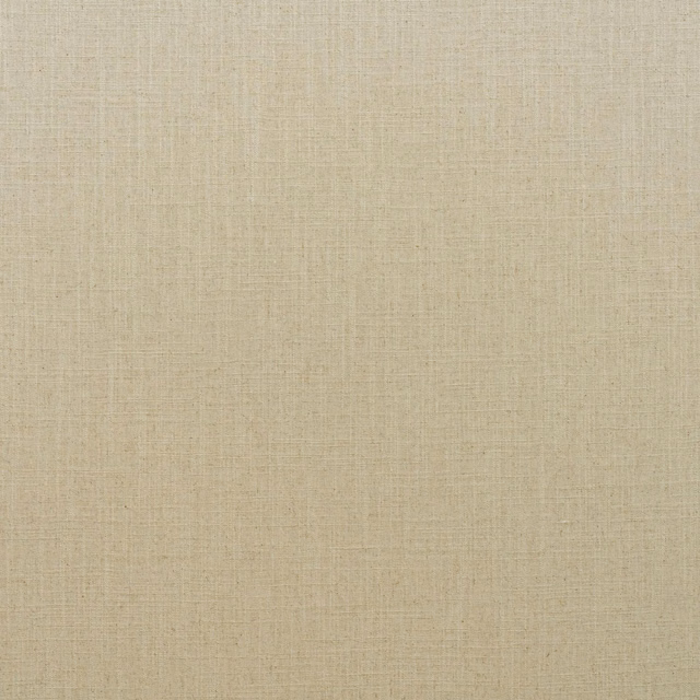 Warm natural beige plain fabric with a fine, lightly slubbed woven texture