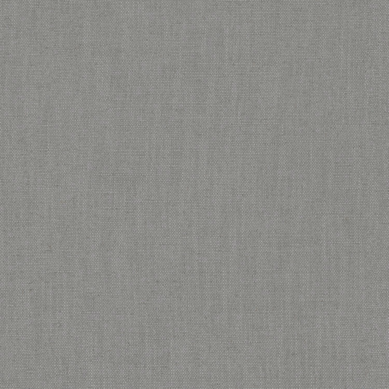 Fine plain-weave textile in cool storm grey with subtle vertical slubs