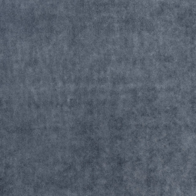 Mottled denim blue-grey velvet with a softly brushed, shadowed nap