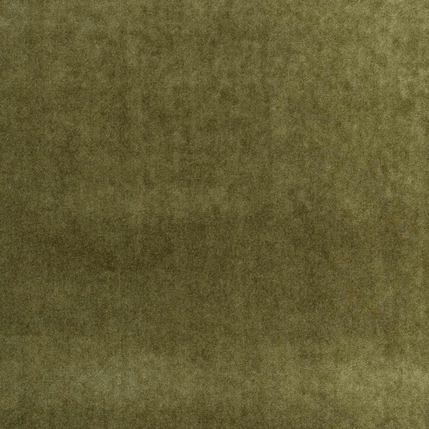 Mottled olive-green velvet with softly shaded, brushed nap and khaki tonal variation