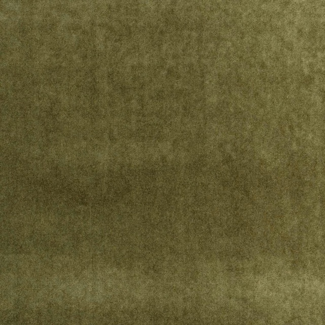 Mottled olive-green velvet with softly shaded, brushed nap and khaki tonal variation